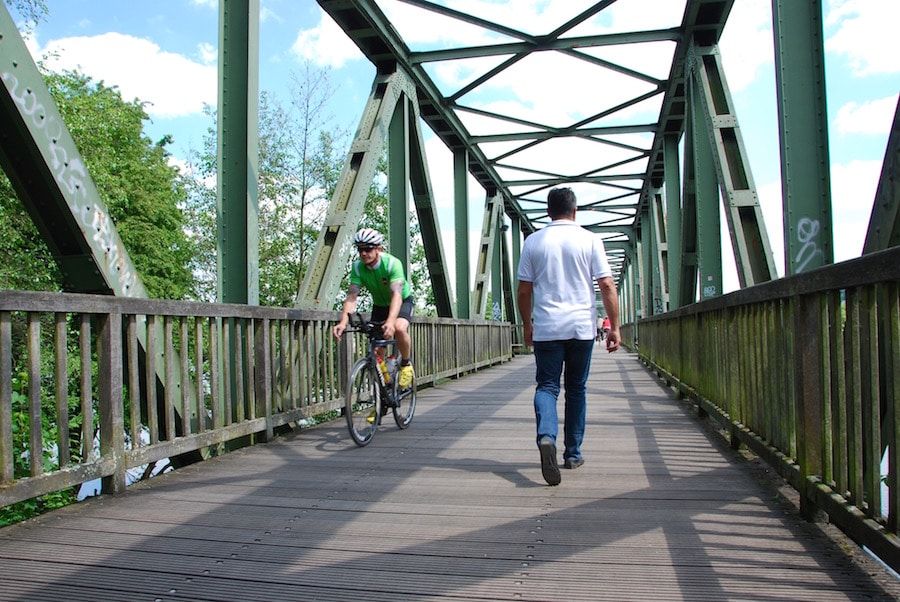 Radtour Ruhrgebiet Radrevier Ruhr NRW Baldeneysee ehemalige Eisenbahnbruecke