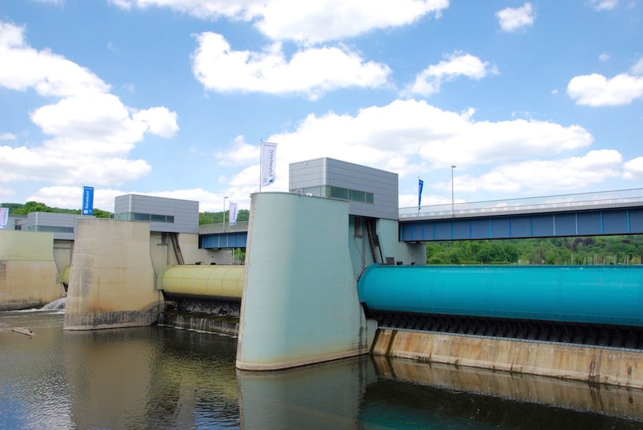 Wasserkraftwerk Baldeneysee Stauwerk