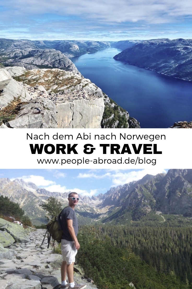 work and travel norwegen kosten