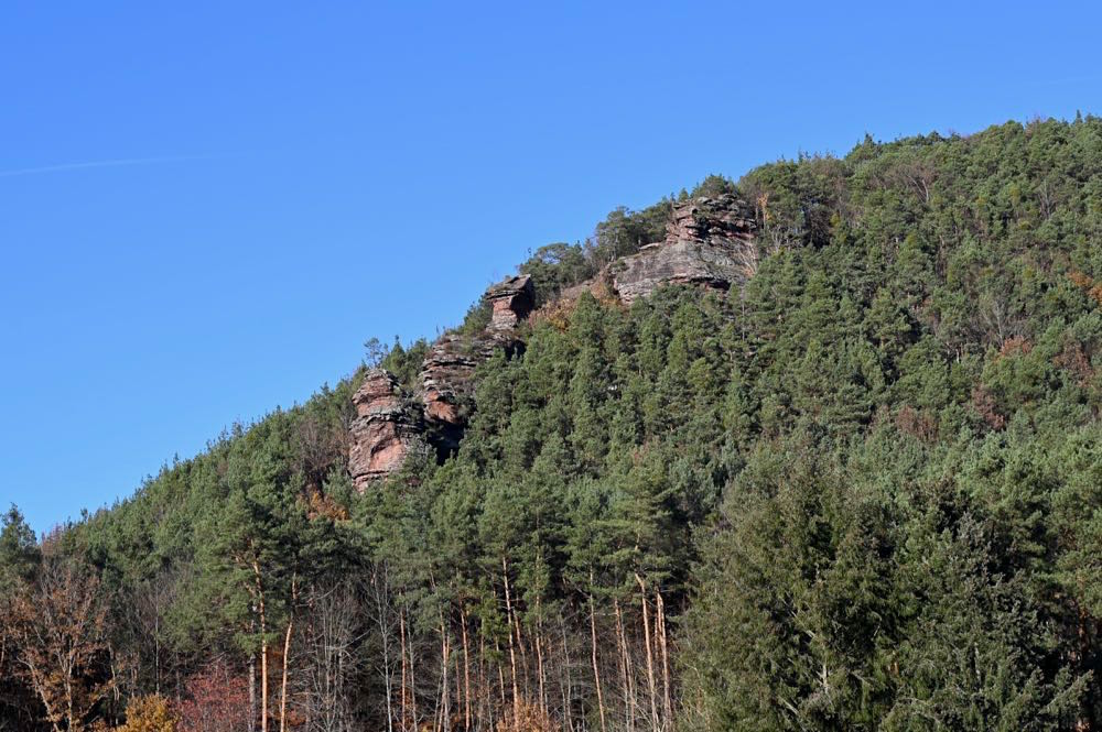 Höllenfelsen Lug Pfalz Pfälzerwald Klettern Wandern Felsen