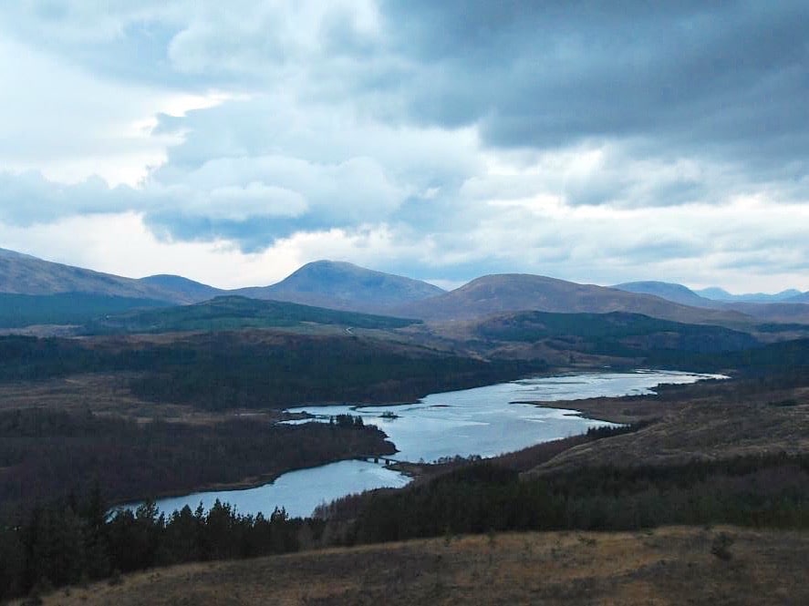 Schottland Highlands Loch See Natur Wandern Roadtrip