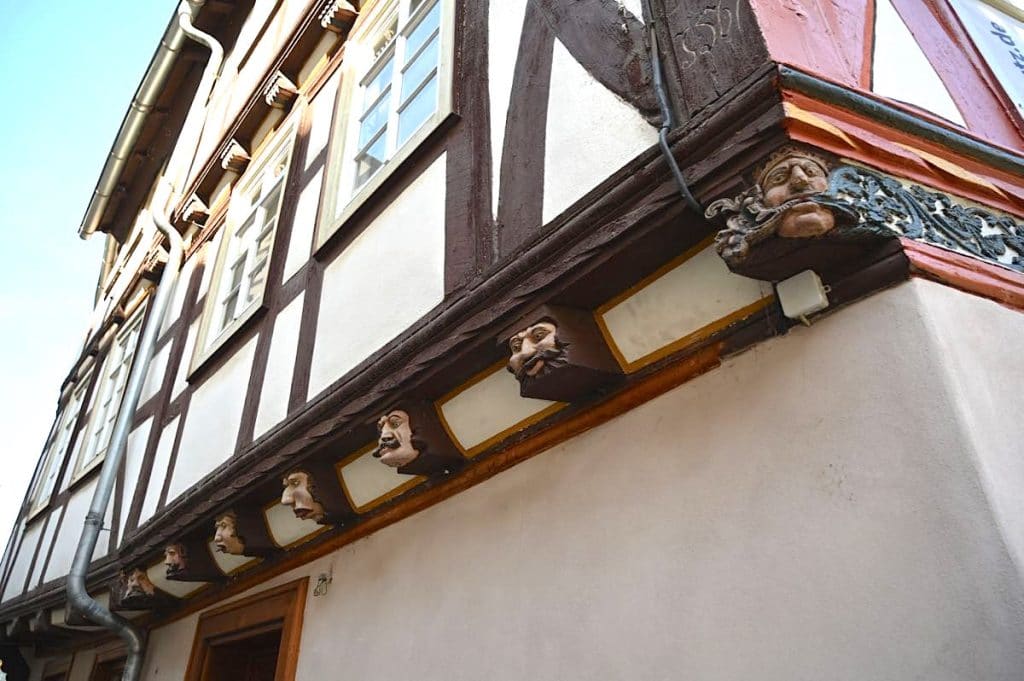 Haus der sieben Laster Altstadt Lahn Fachwerk