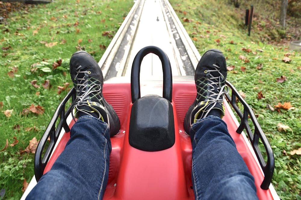 Sommerrodelbahn Pottenstein Erlebnisfelsen Freizeitpark Franken