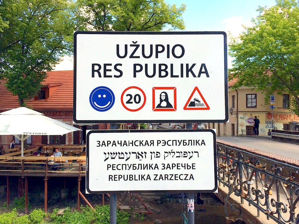 Republik Uzupis Altstadt Litauen