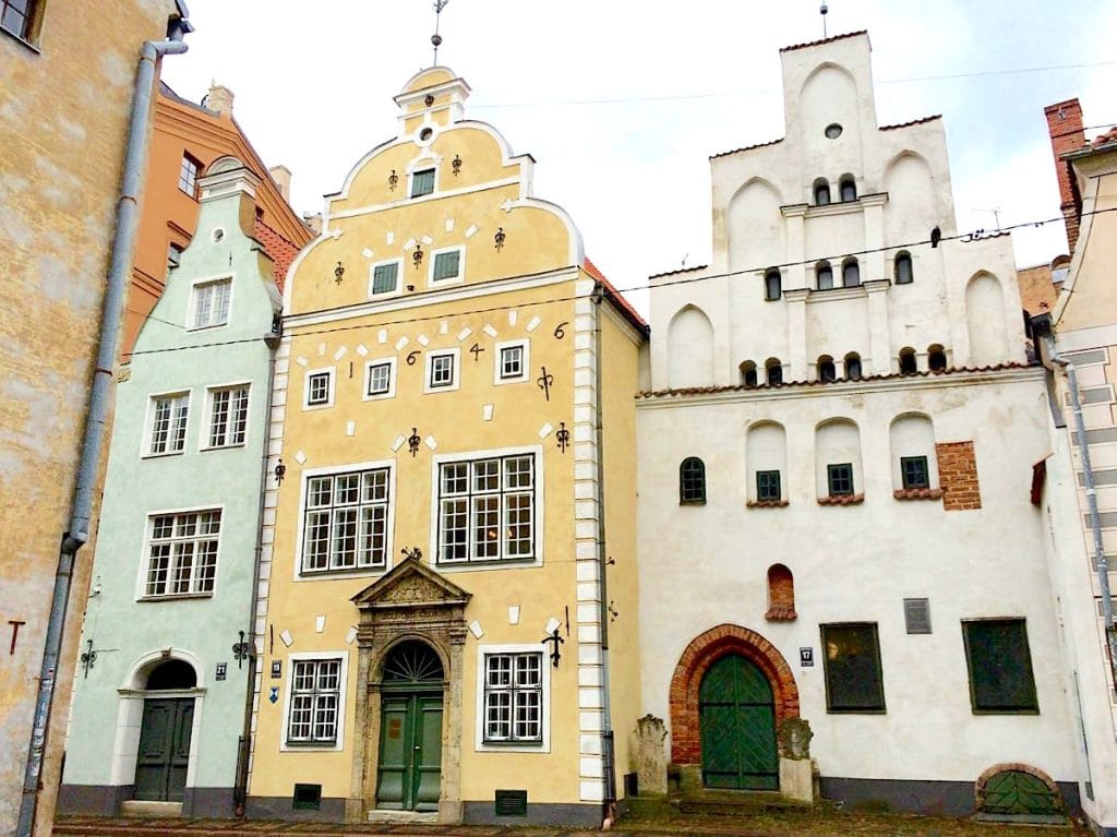 Altstadt Lettland Häuser Gebäude Baltikum