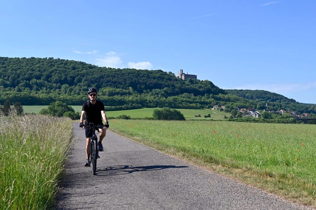 Hammelburg Fränkische Saale Radweg Radtour Trimburg