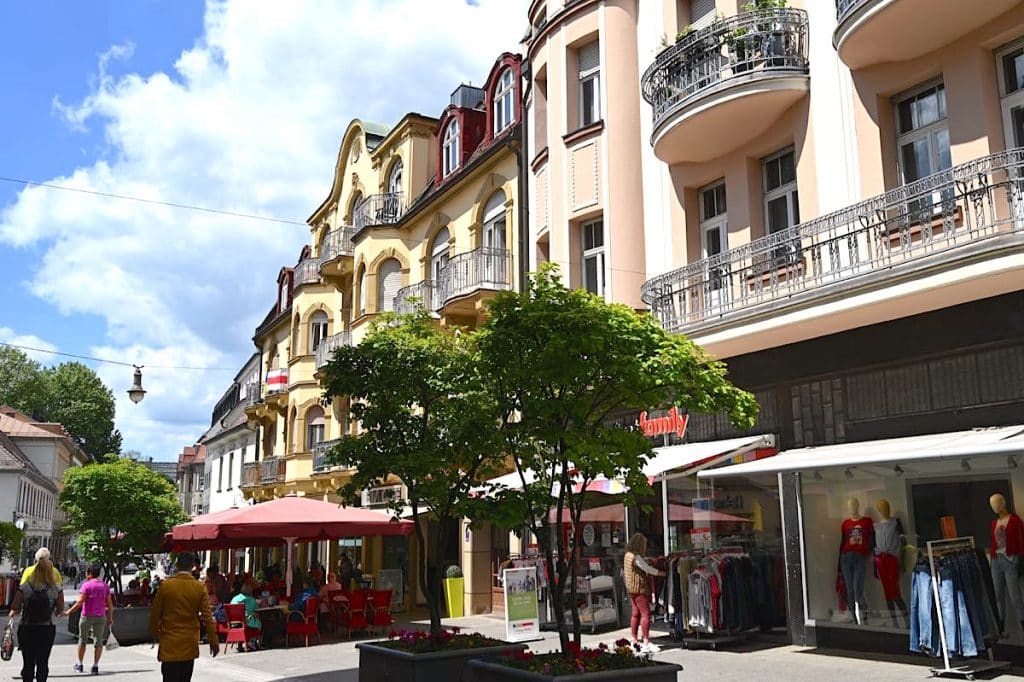 Bad Kissingen Altstadt Stadtrundgang Fußgängerzone