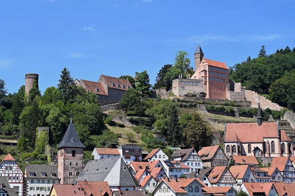 Hirschhorn Altstadt Neckar Stadt Burg Sehenswürdigkeiten
