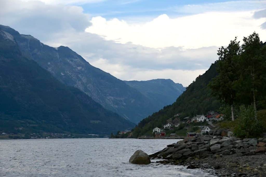 Vestland Fjord Süden Norwegen