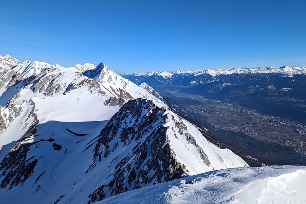 Nordwandkette Innsbruck Skifahren 