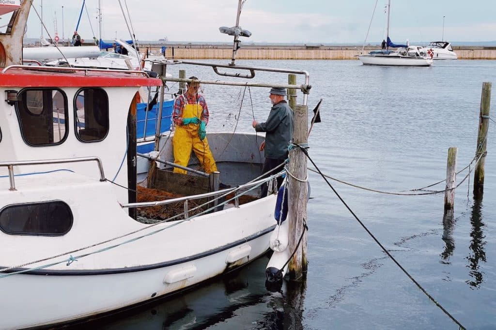 Hafen Küste Schweden Fischer