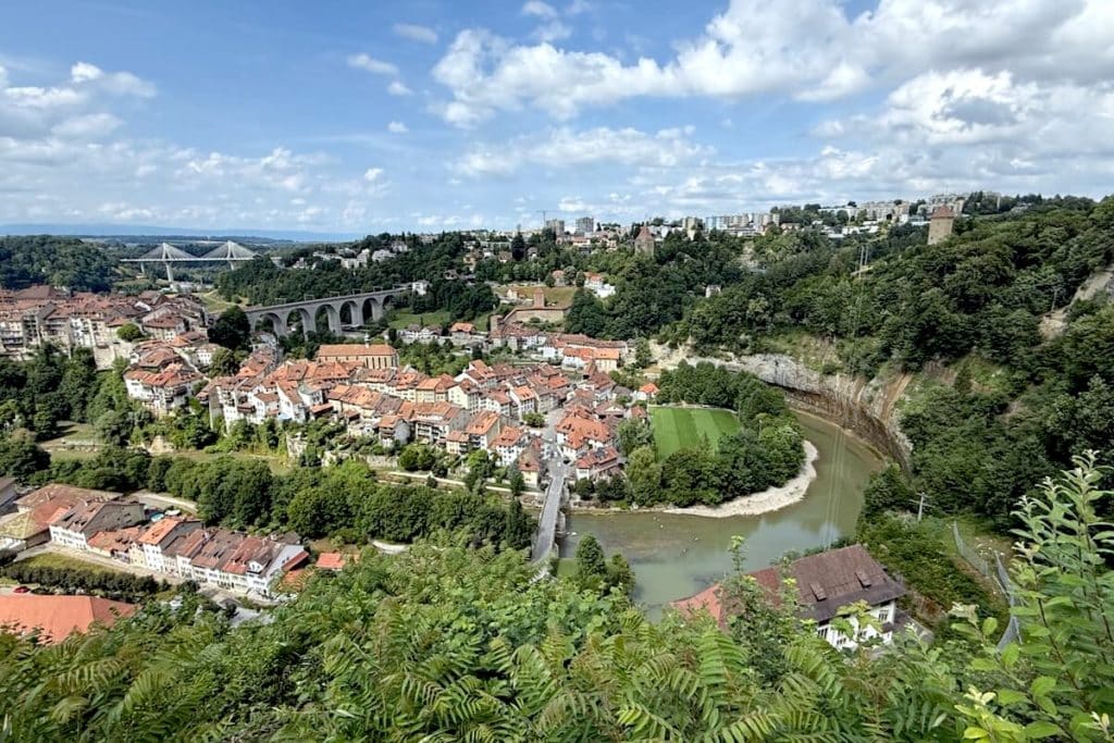 Fribourg Aussichtspunkt Lorettoberg