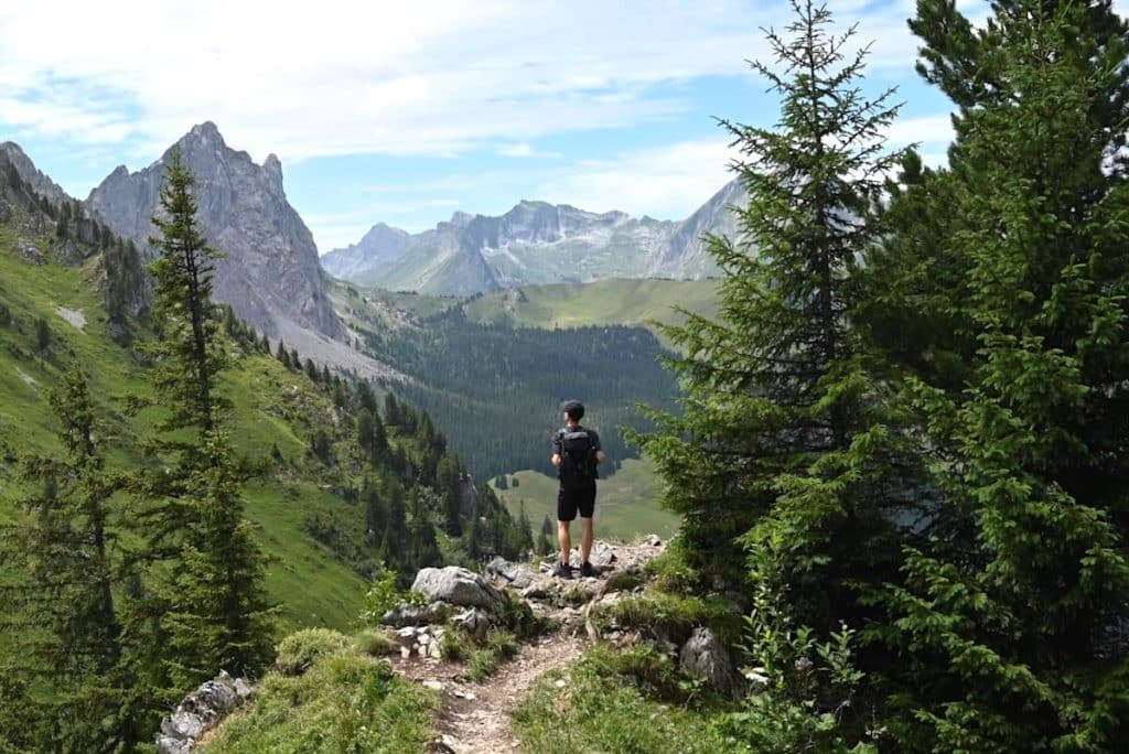 Fribourg Schweiz Gastlosen Tour Wandern Jaun
