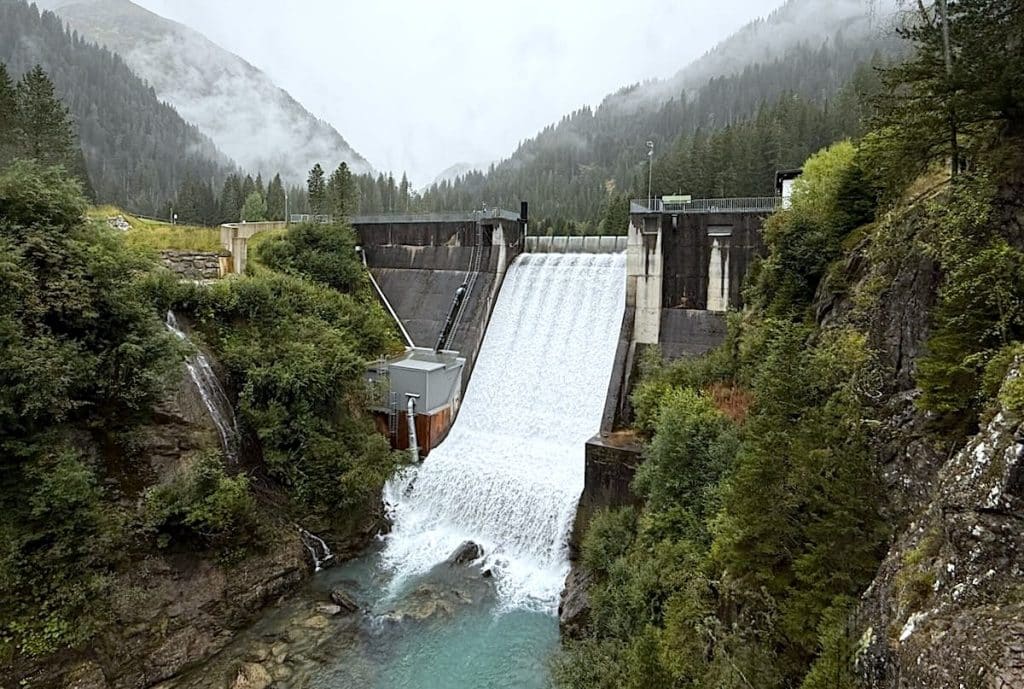 Verwalltal Verwallsee Staumauer 