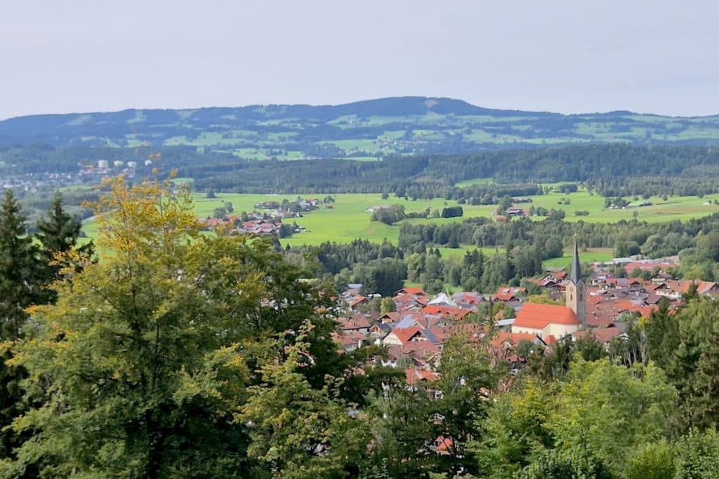 Burgberg Allgäu Urlaub Wandern Radfahren