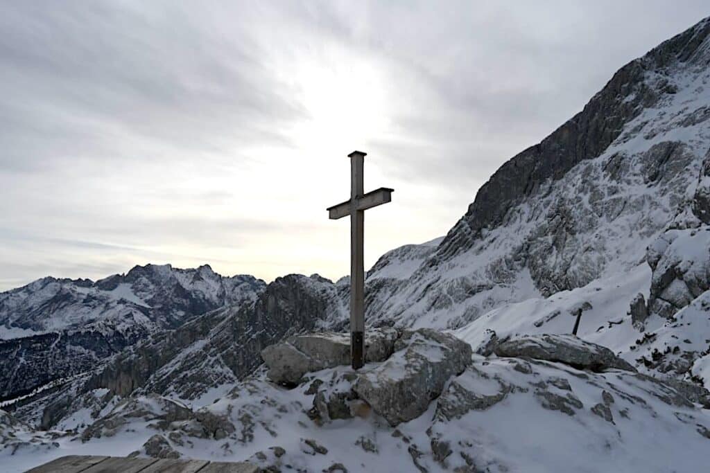 Wettersteingebirge Osterfelderkopf Gipfel