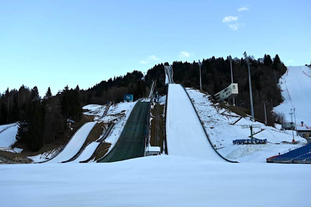 Garmisch-Partenkirchen Olympia-Skistadtion Sprungschanzen