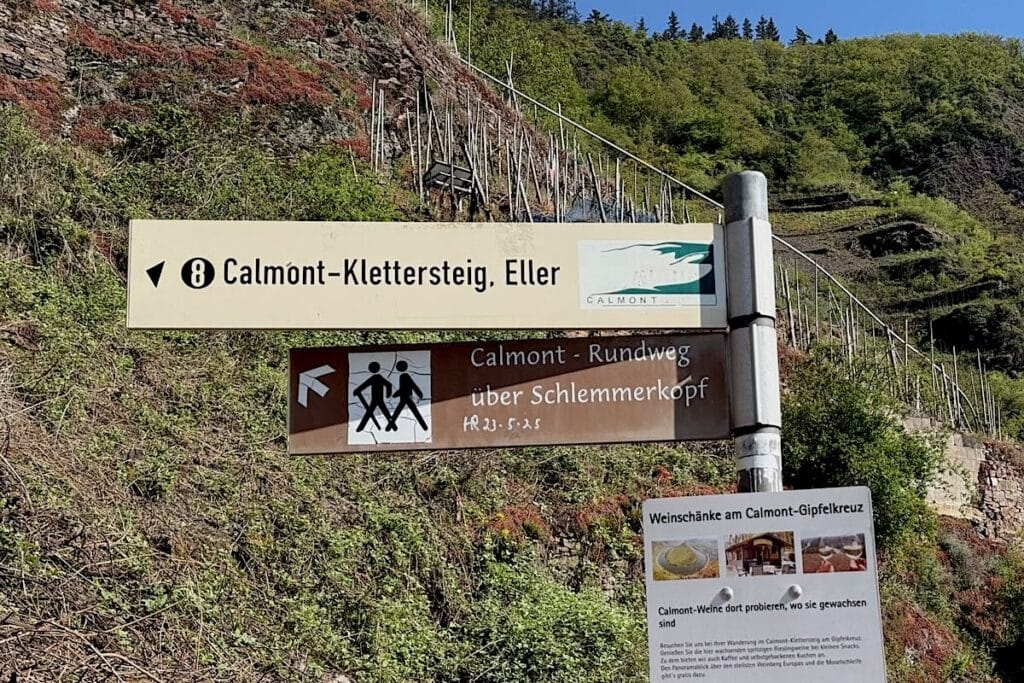 Calmont Klettersteig Bremm Mosel Wanderung