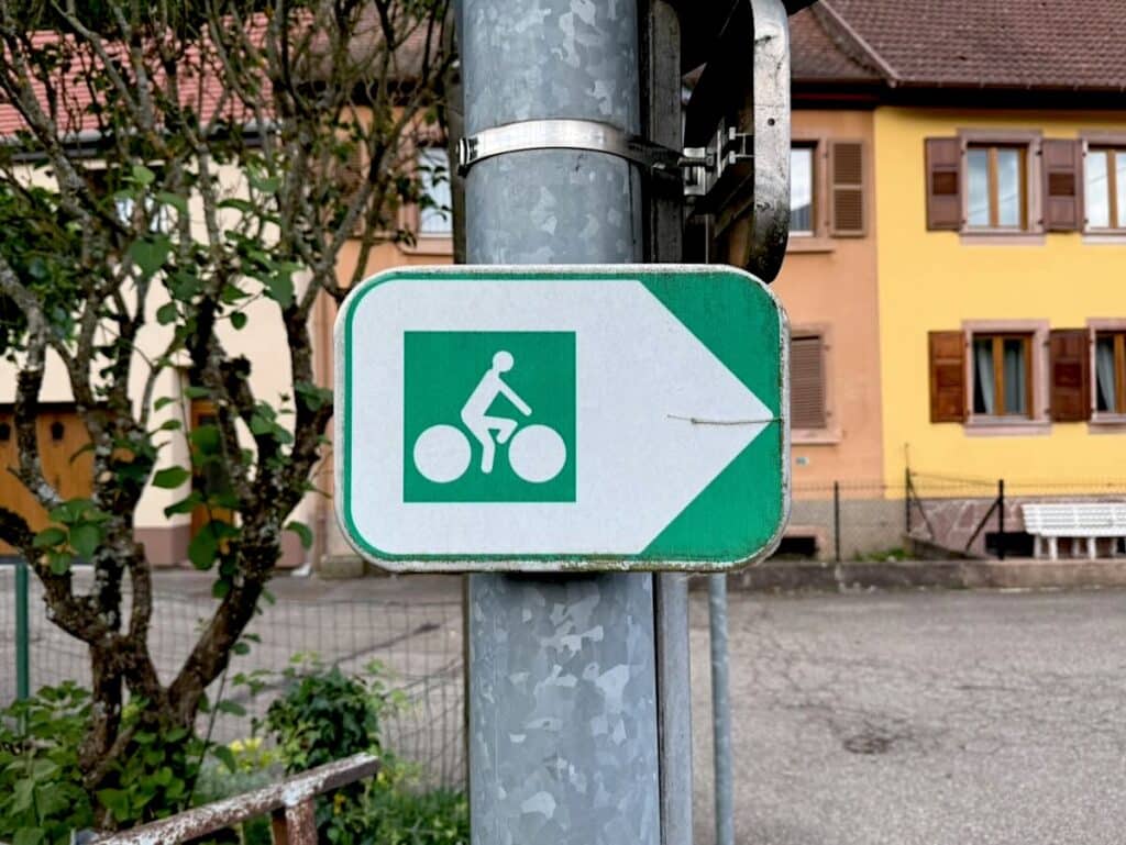 Vélo Bruche Radweg Elsass Vogesen Radfahren