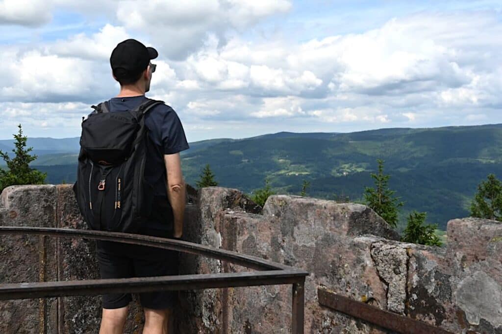 Juliusturm Climont Gipfel Elsass Vogesen