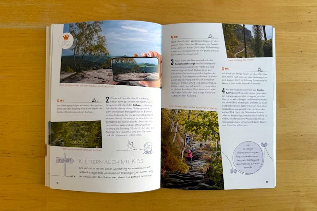 Sächsische Schweiz Wanderführer Sven Becker Bruckmann Verlag